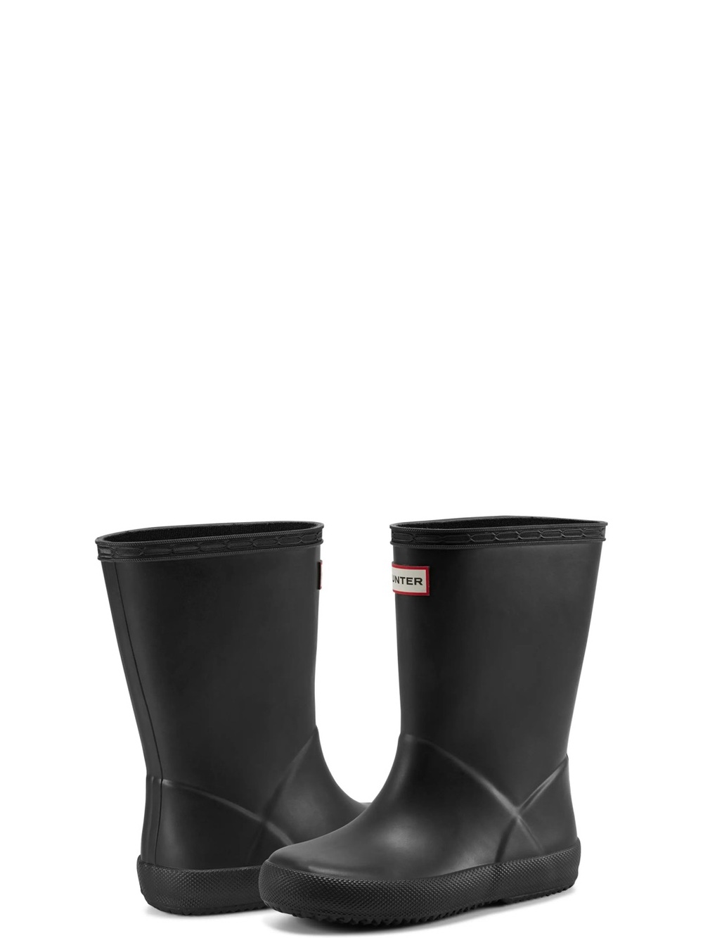 Hunter Kids Black Short Rain Boots Size 8